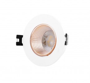 DK3061-WBR Встраиваемый светильник, IP 20, 10 Вт, GU5.3, LED, белый/бронзовый, пластик в Ноябрьске - noyabrsk.mebel24.online | фото 1
