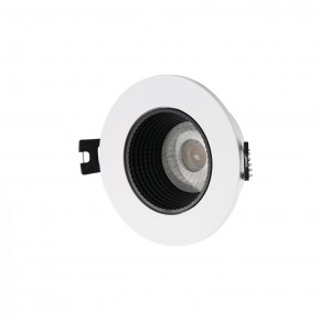 DK3061-WH+BK Встраиваемый светильник, IP 20, 10 Вт, GU5.3, LED, белый/черный, пластик в Ноябрьске - noyabrsk.mebel24.online | фото 1