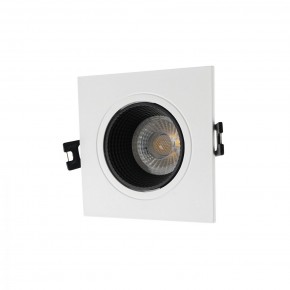 DK3071-WH+BK Встраиваемый светильник, IP 20, 10 Вт, GU5.3, LED, белый/черный, пластик в Ноябрьске - noyabrsk.mebel24.online | фото