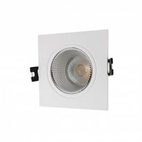 DK3071-WH+CH Встраиваемый светильник, IP 20, 10 Вт, GU5.3, LED, белый/хром, пластик в Ноябрьске - noyabrsk.mebel24.online | фото