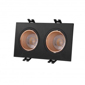DK3072-BBR Встраиваемый светильник, IP 20, 10 Вт, GU5.3, LED, черный/бронзовый, пластик в Ноябрьске - noyabrsk.mebel24.online | фото 1