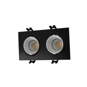 DK3072-BK+WH Встраиваемый светильник, IP 20, 10 Вт, GU5.3, LED, черный/белый, пластик в Ноябрьске - noyabrsk.mebel24.online | фото 1