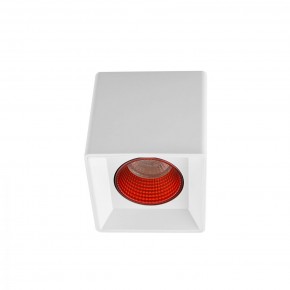 DK3080-WH+RD Светильник накладной IP 20, 10 Вт, GU5.3, LED, белый/красный, пластик в Ноябрьске - noyabrsk.mebel24.online | фото 1