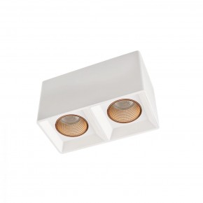 DK3085-WH+BR Светильник накладной IP 20, 10 Вт, GU5.3, LED, белый/бронзовый, пластик в Ноябрьске - noyabrsk.mebel24.online | фото 1