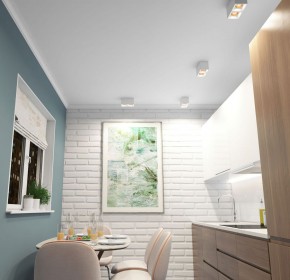 DK3085-WH+BR Светильник накладной IP 20, 10 Вт, GU5.3, LED, белый/бронзовый, пластик в Ноябрьске - noyabrsk.mebel24.online | фото 2