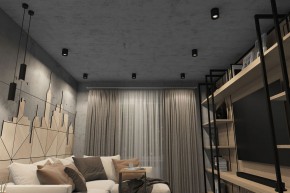 DK3090-BK+CH Светильник накладной IP 20, 10 Вт, GU5.3, LED, черный/хром, пластик в Ноябрьске - noyabrsk.mebel24.online | фото 2