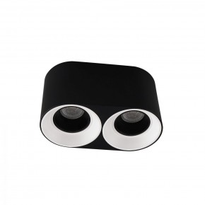 DK3096-BW+BK Светильник накладной IP 20, 10 Вт, GU5.3, LED, черно-белый/черный, пластик в Ноябрьске - noyabrsk.mebel24.online | фото