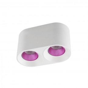 DK3096-WH+PI Светильник накладной IP 20, 10 Вт, GU5.3, LED, белый/розовый, пластик в Ноябрьске - noyabrsk.mebel24.online | фото