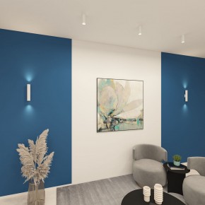 DK5022-WH Настенный светильник, IP20, до 15 Вт, LED, 2xGU10, белый, алюминий в Ноябрьске - noyabrsk.mebel24.online | фото 4