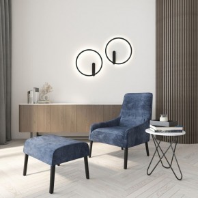 DK5035-BK Бра ROUND со светодиодом, IP20, 24W, 3000/4000/6500K, черный, алюминий в Ноябрьске - noyabrsk.mebel24.online | фото 8