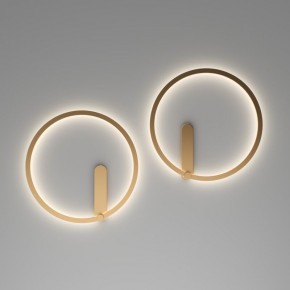 DK5035-SG Бра ROUND со светодиодом, IP20, 24W, 3000/4000/6500K, матовое золото, алюминий в Ноябрьске - noyabrsk.mebel24.online | фото 7