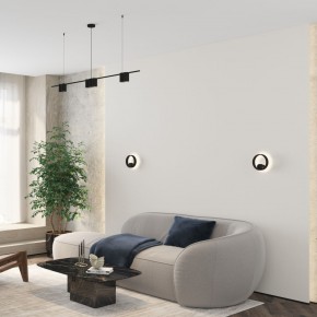DK5060-BK Бра ORBIT, IP20, 3000К, LED, 10 Вт, черный матовый, алюминий в Ноябрьске - noyabrsk.mebel24.online | фото 6