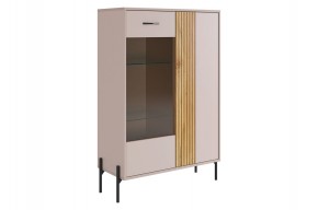 ДОМИНИКА Комод (со стеклом) в Ноябрьске - noyabrsk.mebel24.online | фото