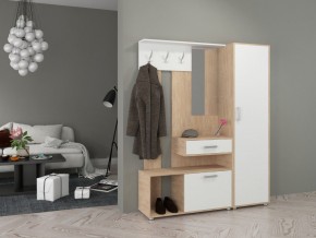 ЭНТЕР 1 Прихожая (модульная) дуб сонома/белый в Ноябрьске - noyabrsk.mebel24.online | фото