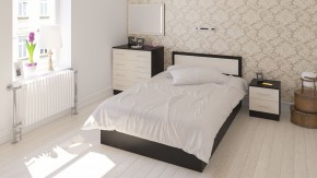 Фиеста Кровать 1200, цвет венге/дуб лоредо, ШхГхВ 123,5х203,5х80 см., сп.м. 1200х2000 мм., без матраса, основание есть в Ноябрьске - noyabrsk.mebel24.online | фото 5