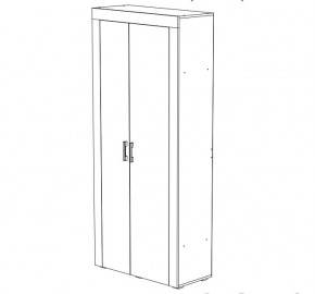 АНГАРА Гостиная (модульная) Графит/дуб юкон в Ноябрьске - noyabrsk.mebel24.online | фото 7