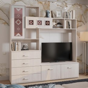 Гостиная Белла (модульная) ясень белый в Ноябрьске - noyabrsk.mebel24.online | фото 15