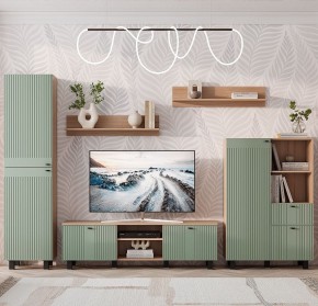 Гостиная Олива (Дуб каньон/MF12 Эвкалипт софт) в Ноябрьске - noyabrsk.mebel24.online | фото