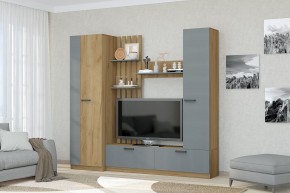 Гостиная Юджи (Дуб Крафт золотой/Графит) в Ноябрьске - noyabrsk.mebel24.online | фото
