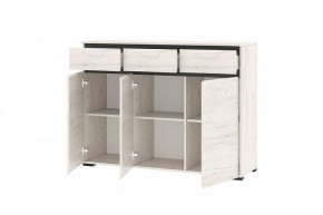 ГРЕТТА Комод 3С3Я 3дв, 3ящ (дуб крафт) в Ноябрьске - noyabrsk.mebel24.online | фото 2