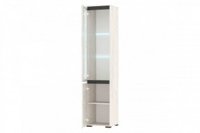 ГРЕТТА Пенал-витрина 1В1С (дуб крафт) в Ноябрьске - noyabrsk.mebel24.online | фото 2