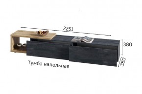 ХЛОЯ Гостиная (Дуб Вотан/Обсидиан) модульная в Ноябрьске - noyabrsk.mebel24.online | фото 9