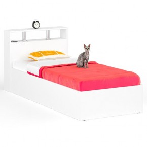 Камелия Кровать 0900, цвет белый, ШхГхВ 93,5х217х78,2 см., сп.м. 900х2000 мм., без матраса, основание есть в Ноябрьске - noyabrsk.mebel24.online | фото 1