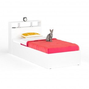 Камелия Кровать 0900, цвет белый, ШхГхВ 93,5х217х78,2 см., сп.м. 900х2000 мм., без матраса, основание есть в Ноябрьске - noyabrsk.mebel24.online | фото 2