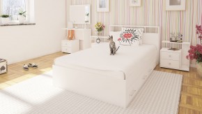 Камелия Кровать с ящиками 1200, цвет белый, ШхГхВ 123,5х217х78,2 см., сп.м. 1200х2000 мм., без матраса, основание есть в Ноябрьске - noyabrsk.mebel24.online | фото 6