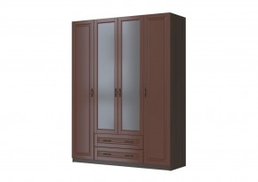 КАНТРИ Спальный гарнитур (модульный) орех ЛАК в Ноябрьске - noyabrsk.mebel24.online | фото 4