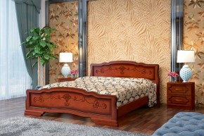 КАРИНА-6 Кровать из массива 1600 (Орех) в Ноябрьске - noyabrsk.mebel24.online | фото
