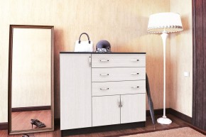 Комод №3 ЛДСП (Венге/Дуб Белфорд) в Ноябрьске - noyabrsk.mebel24.online | фото