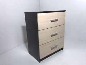Комод 3 ящика (венге/дуб молочный) в Ноябрьске - noyabrsk.mebel24.online | фото