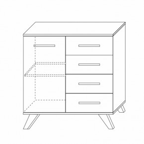 Комод 900 Вега Скандинавия в Ноябрьске - noyabrsk.mebel24.online | фото 7