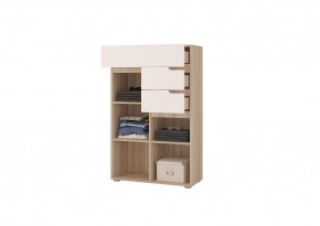 Комод АНТАЛИЯ (Сонома/Графит софт) в Ноябрьске - noyabrsk.mebel24.online | фото 2
