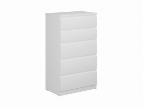 Комод КАСТОР с пятью ящиками, цвет белый в Ноябрьске - noyabrsk.mebel24.online | фото