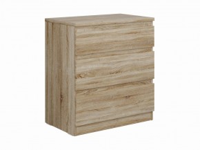 Комод КАСТОР с тремя ящиками, цвет Дуб Сонома в Ноябрьске - noyabrsk.mebel24.online | фото