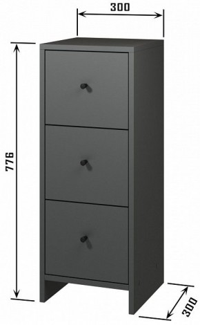 Комод Квадро в Ноябрьске - noyabrsk.mebel24.online | фото 4