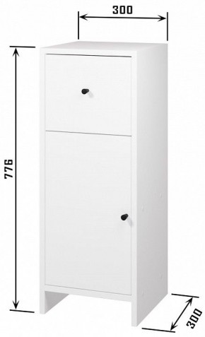 Комод Квадро в Ноябрьске - noyabrsk.mebel24.online | фото 3