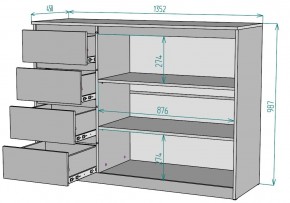 Комод Мальта K116 в Ноябрьске - noyabrsk.mebel24.online | фото 2