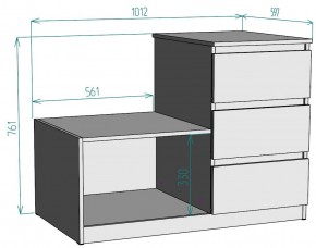 Комод Мальта K207 в Ноябрьске - noyabrsk.mebel24.online | фото 2