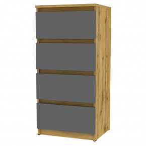 Комод Malta light K126 (ДВ-Графит) в Ноябрьске - noyabrsk.mebel24.online | фото