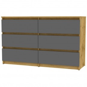 Комод Malta light K142 (ДВ-Графит) в Ноябрьске - noyabrsk.mebel24.online | фото