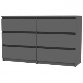 Комод Malta light K142 (Графит) в Ноябрьске - noyabrsk.mebel24.online | фото