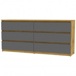 Комод Malta light K144 (ДВ-Графит) в Ноябрьске - noyabrsk.mebel24.online | фото
