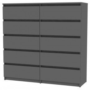 Комод Malta light K154 (Графит) в Ноябрьске - noyabrsk.mebel24.online | фото
