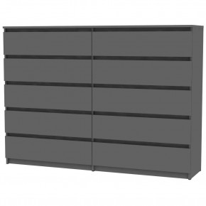 Комод Malta light K156 (Графит) в Ноябрьске - noyabrsk.mebel24.online | фото