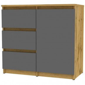 Комод Malta light K186 (ДВ-Графит) в Ноябрьске - noyabrsk.mebel24.online | фото