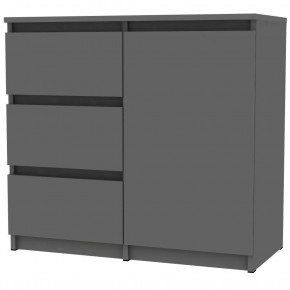 Комод Malta light K186 (Графит) в Ноябрьске - noyabrsk.mebel24.online | фото
