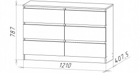 НИЦЦА-7 Комод (НЦ.07) в Ноябрьске - noyabrsk.mebel24.online | фото 3